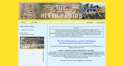 Desktop Screenshot of mc-klein-krams.de