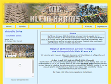 Tablet Screenshot of mc-klein-krams.de